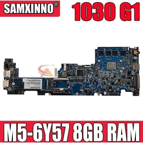 For HP EliteBook 1030 G1 Laptop Motherboard With SR2EG M5-6Y57 CPU 8GB RAM 842327-001 842327-601100% Tested Fast Ship