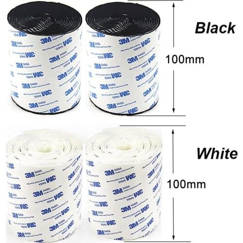 Width 100/110MM Strong Self adhesive Hook and Loop Fastener Tape Nylon Sticker Velcros Adhesive with 3M Glue 1Meter/lot