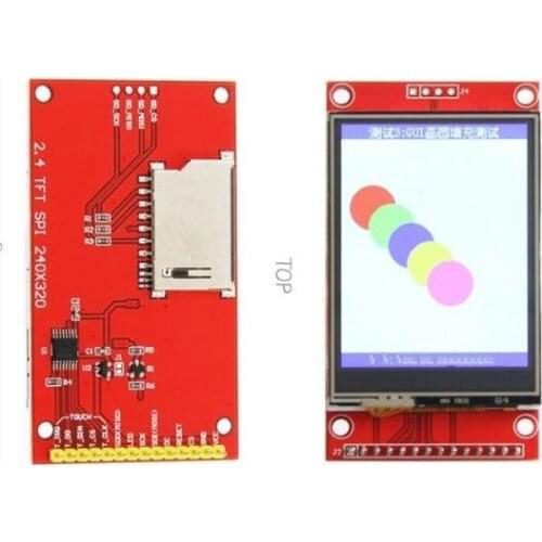 2.4 inch 14PIN SPI TFT LCD RGB 65K Color Screen (Touch/No Touch) with Adapter Board ILI9341 Controller 320*240