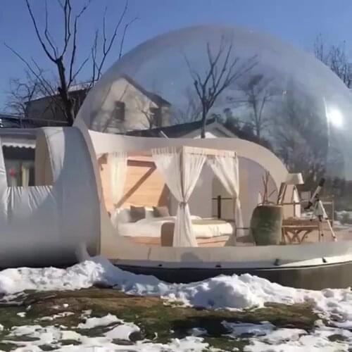 Inflatable Bubble Tents 3/4/5m Outdoor Camping Inflatable Bubble Tent Large DIY Clear House Home Backyard Cabin Lodge Air Tent