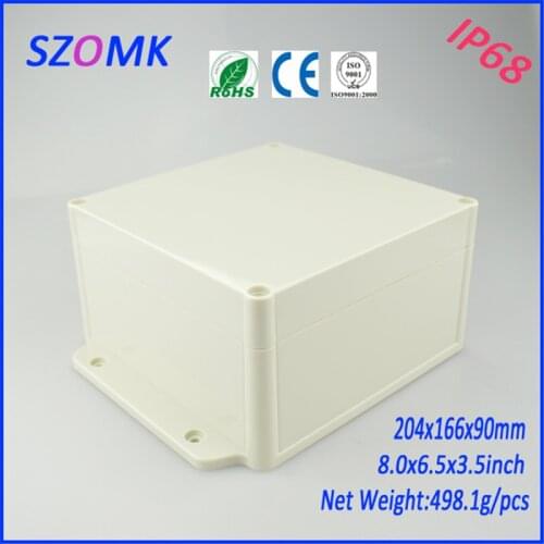 Szomk wall box plastic enclosure for pcb (1 pcs)204*166*90mm plastic electronic project box enclosure plastic housing box