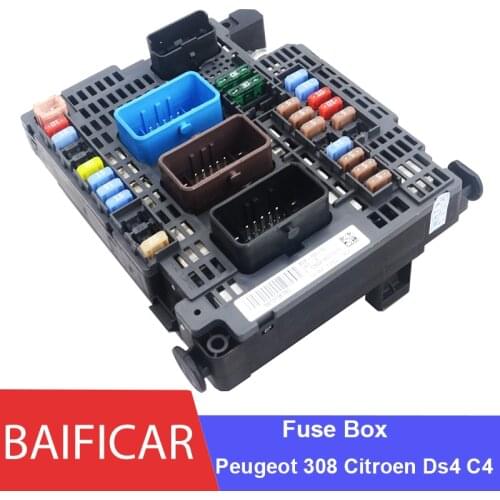 Baificar Brand New Genuine Fuse Box Unit Assembly Under Bonnet 9813136780 BSM-Z22-00 Z02 Z22 For Peugeot 308 Citroen DS4 C4