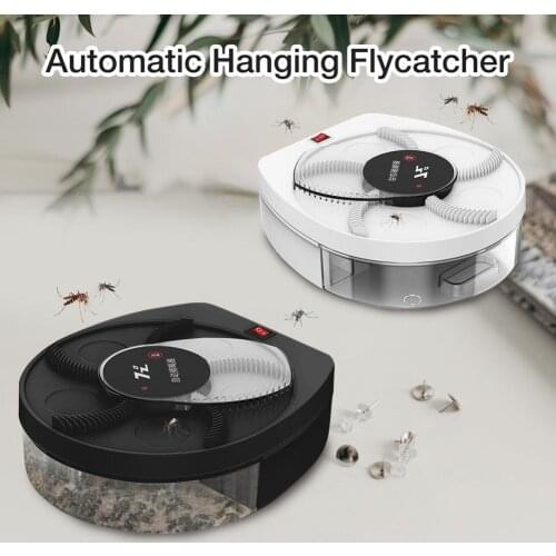 Hanging USB Fly trap Automatic PestCatcher Fly Killer 360 Degree Electric Fly Trap Device Insect PestReject Control Effective