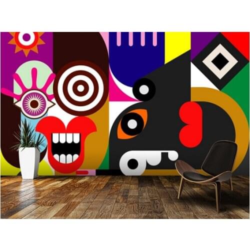 Custom 3D retro wallpaper, Women Abstract used in the living room bedroom TV background wall waterproof papel de parede
