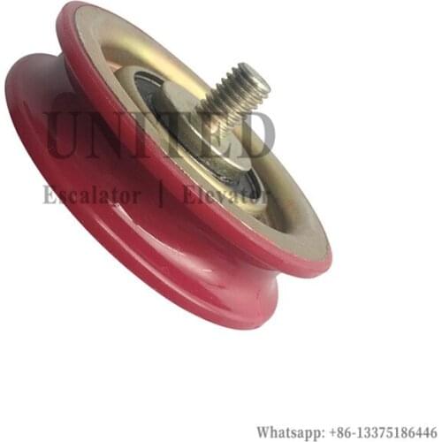 Elevator Door Hanger Roller OD74mm W19mm Bearing 6203RS