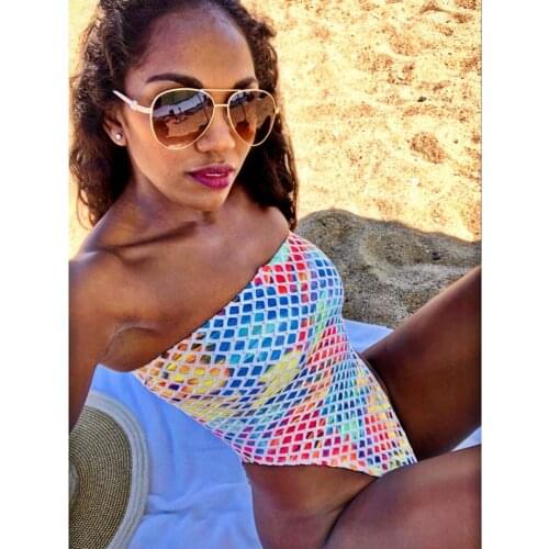 Sexy One Piece Swimsuit Women Swimwear Female High Cut Monokini 2021 Lady Bra Mesh Pathwork Swimsuits Woman Bathing Swim Suit