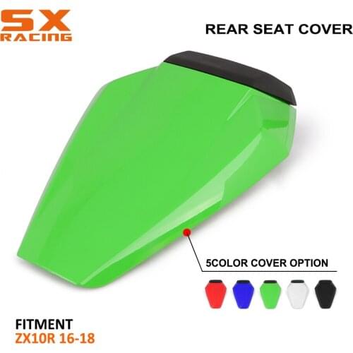 Motorbike High Quality ABS Plastic Colorful Rear Seat Cover Cowl For KAWASAKI Ninja ZX10R ZX-10R ZX 10R 2016 2017 2018