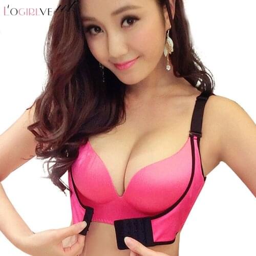 Logirlve Super Push Up Bras For Women Underwear Bralette Lingerie Seamless Brassiere BH Sexy Wire Free Solid Bras Women