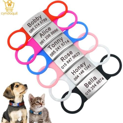 Stainless Steel Pet ID Tags Dog Collar With Gps Collar for Dogs Chihuahua Dog Harness and Leash Set Harness for Training Home