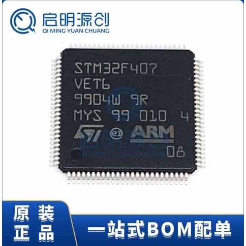 1Pcs/lote STM32F407VET6 LQFP-100 original original 32-bit embedded microcontroller