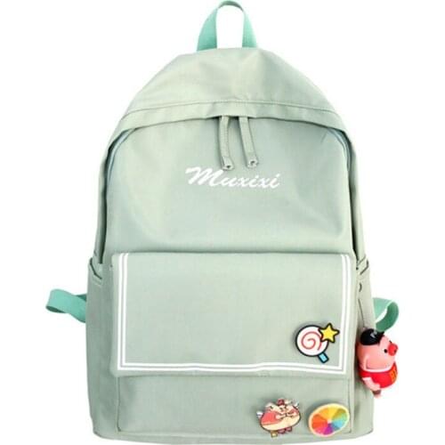 2021 Fashion Girl School Bag Teenagers Backpack Bags Nylon Children School Backpacks Kids Schoolbag Bookbag Mochila