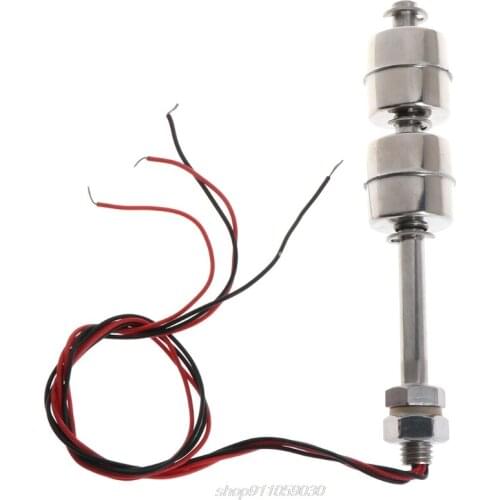 220V 10W 100mm Float Switch Auto Tank liquid Water Level Sensor Stainless Steel F08 21 Dropshipping