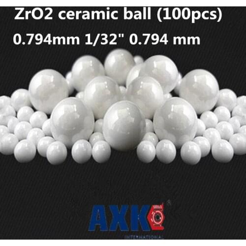 Free Shipping 100pcs 0.794mm 1/32" 0.794 Mm Zro2 Ceramic Balls Zirconia Balls Used In Bearing/pump/linear Slider/valvs Balls G5