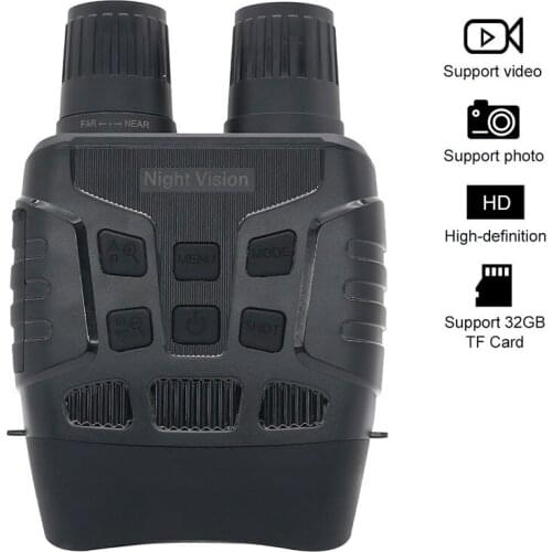 HD Night Binoculars Hunting Night Vision Goggles Large-screen Digital Night Vision Camera Day and Night Patrol infrared Scope