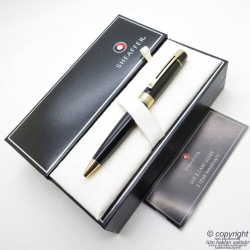 Sheaffer 9325-2 300 Black Gold Ballpoint Pen | İsme Special Pen