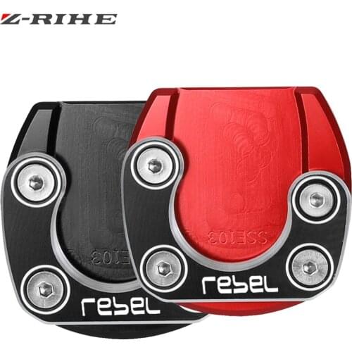 For Honda Rebel CMX 300 500 CMX300 CMX500 2017 2018 2019 2020 21 Kickstand Foot Side Stand Extension Enlarger Pad Support Plate