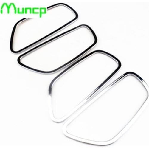 For the Kia Cerato K3 2013 2016 car-Styling car door chalice ABS chrome trim trim inner lid in auto accessories