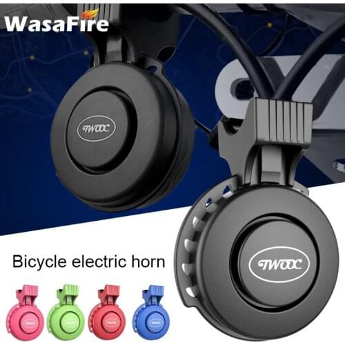 Bicycle Electric Horn USB Rechargeable Bike Handlebar Bells 120dB MTB Ring Sounds Alarm Waterproof Cycling Accessories