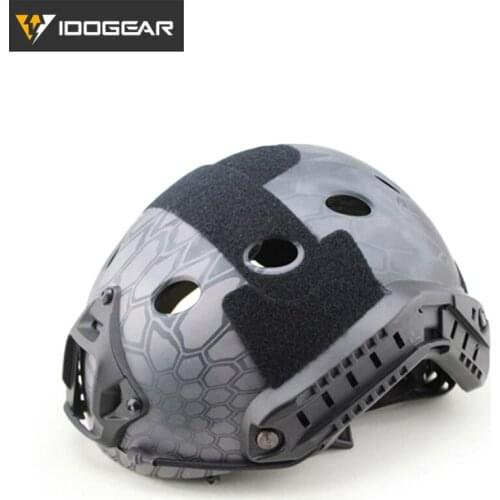 IDOGEAR Tacitcal FAST Helmet PJ Type Advanced Adjustment w/NVG Shroud+Side Rail Military Headwear