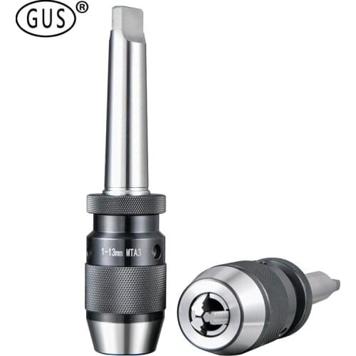 Mohs taper shank MT2 MT3 1-13mm 1-16mm APU13 APU16 self-tightening drill chuck Light One-piece Lathe drill chuck MTA2 MTA3