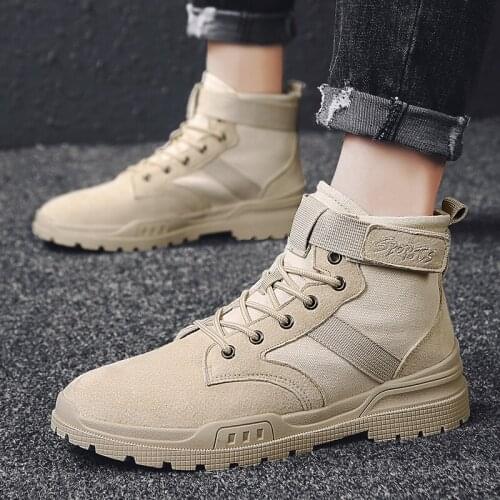 Causal Shoes For Men Casual Sports Shoes Men 2020 Mens Hightop Sneakers High Top Boots Mens Winter Outdoor Footwear Hot