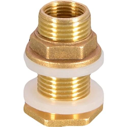 Brass Water Tank Connector Garden Hose Fittings Easy to Install M1/2'' M3/4'' M1'' DN15 DN20 DN25