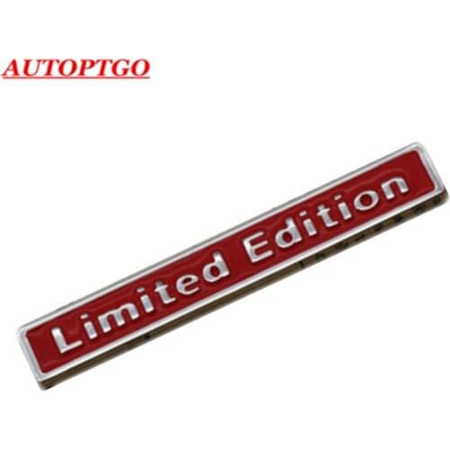 Metal Car Moto Letter Limited Edition Badge Logo Emblem Decal Sticker For Audi Bmw Kia Honda Suzuki Yamaha Kawasaki Halley Benz