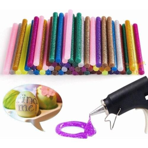 Hot Melt Mini Glue Gun Sticks High Viscosity Transparent Adhesive Sticks DIY Hand Tools Gift for Children Hot Melt Glue Sticks
