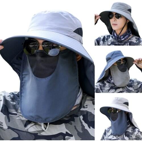 Mens Sun Hat Super Large Brim Hat Sun Hat UV Protection Outdoor Cycling Fishing Hiking Gardening Golf Tea Picking Hat