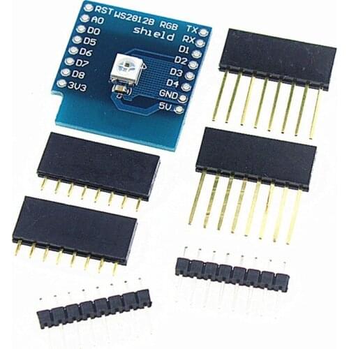 D1 MINI WS2812B RGB Full Color Shield Board