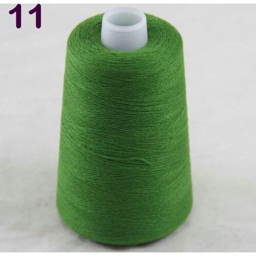 Sales 1X100g high quality 100% pure cashmere warm soft hand-woven tower yarn Green 26211