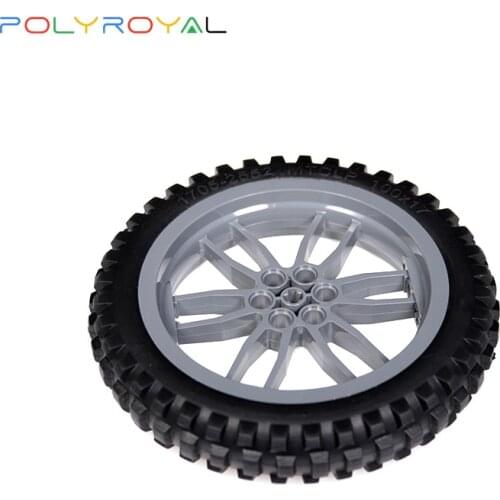 Building Blocks Technicalalal DIY Parts Moc 100x17mm 1 PCS Tire Off-road Car Leather wheel Compatible Assembles Particles