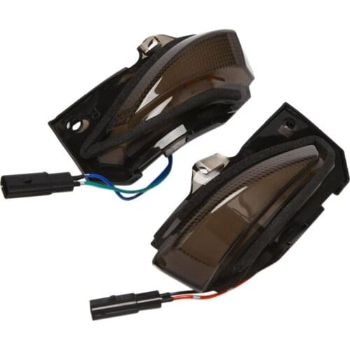 LED Dynamic Smoked Mirror Turn Signal Light Mirror Indicator Lamp Flowing Water for Toyota Corolla Allion 2019-2021