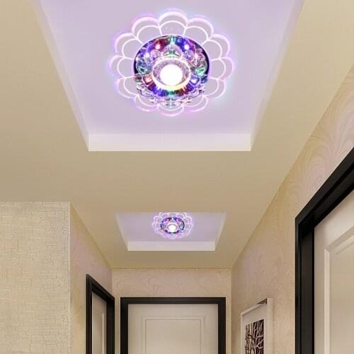 LED downlight porch lamp crystal lamp lights spotlights the living room ceiling embedded hole hall LU62243 ZL410
