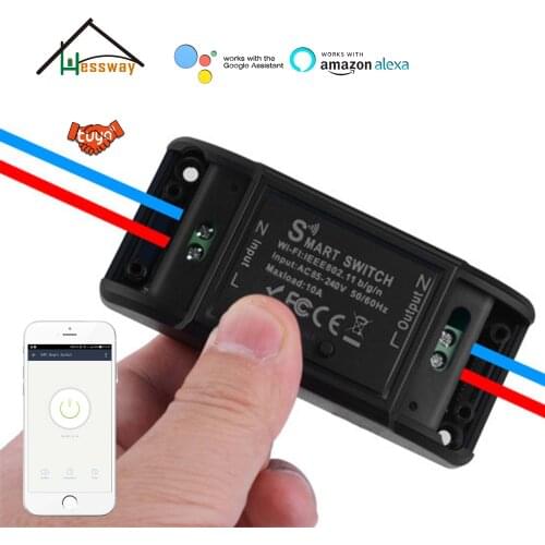 1-way on/off wifi Universal power switch 10a Basic WiFi Smart Switch Wireless Home Automation DIY