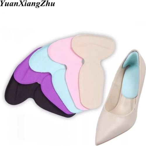 1Pair T-Shape High Heel Grips Liner Arch Support Orthotic Shoes Insert Insoles Foot Heel Protector Cushion Pads for Women HT-1