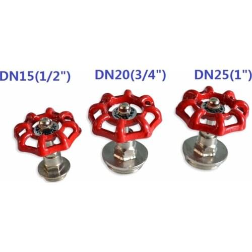 2PCS G1/2" G3/4" G1" Pipe Valve Retro Cast Iron Pipe Accessory industrial Style Valve For Clothes Bag Hanger Wall Hook Valve