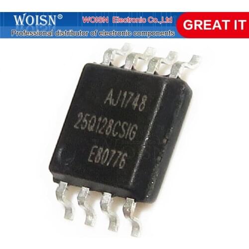 2pcs/lot W25Q64FVSAQ W25Q64CVSIG W25Q64 GD25Q128CSIG GD25Q128 SOP-8 In Stock