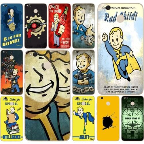 31DD Black Isle Studios game Fallout Soft Silicone Cover Case for Xiaomi Xiaomi Redmi 4a 5 plus Note 4 4x 5a pro mi a1 case