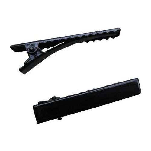 50pcs/pack Metal Alligator Hair Clips Black Prong Hairpins DIY Barrette 35mm/45mm For Hair Style Tool Hair Accessories