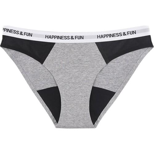 Seamless 1 Piece Menstrual Panties Ladies Low Waist 4-Layer Wear-Free Sanitary Napkin Menstrual Period Underwear