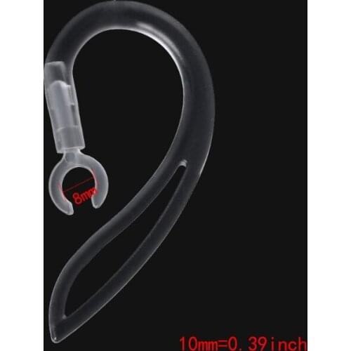 5mm 6mm 7mm 8mm 10mm Bluetooth Earphone transparent silicone Earhook Loop Clip Headset Ear Hook Replacement Headphone