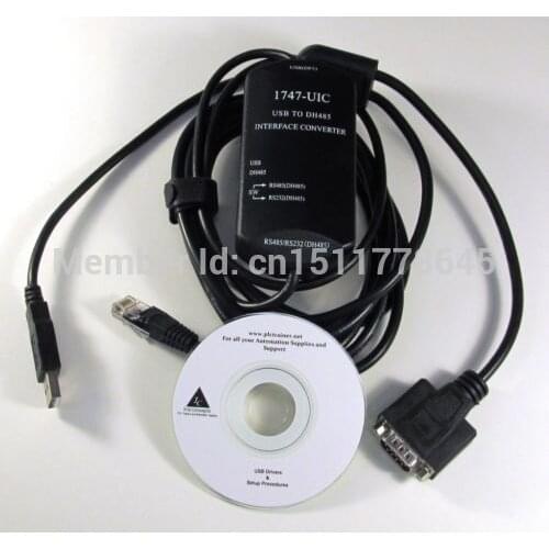 DHL Fast Shipping 1747UIC 1747-UIC USB Programming cable 1747 UIC for USB to DH485 - USB to 1747-PIC