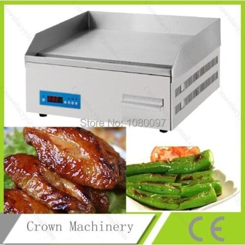 Digital control Stainless steel electric griddle