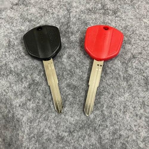 Motorcycle Blank Key Uncut Blade Keys For Honda Shadow VT750C VT 750C 2004-2007 2006 2005 04 05 06 07 Black / Red