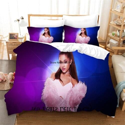 Fashion Design Grande Bedding Sets American Singer Quilt Bed Cover Duvet Cover Pillow Case 2-3 Pieces Sets Adult Children
