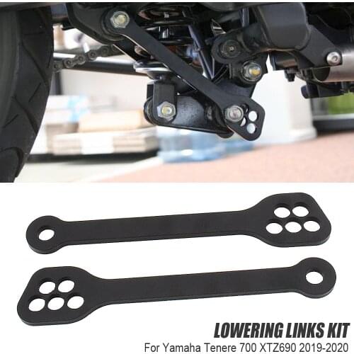 New For Yamaha Tenere 700 XTZ 690 Motorcycle Linkage Lowering Link Kit 2019-2020 Rear Suspension Cushion Drop Connecting