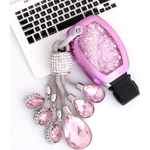 New Soft TPU Flowing star Car key case cover key shell 2&3 Button Smart For Mercedes Benz Accessories W203 W210 W211 W124