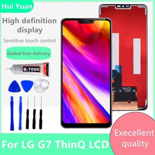 Original For LG G7 G710EM G710PM G710VMP G7 ThinQ G710 G710TM G710N G710VM LCD Display Touch Screen Digitizer Assembly