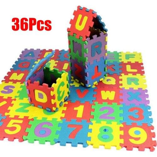 Foam Alphabet Puzzle Floor Childrens Educational Toys Puzzle Play Mat Rugs Toys Carpet Exercise Teaching Floor Mats Soft